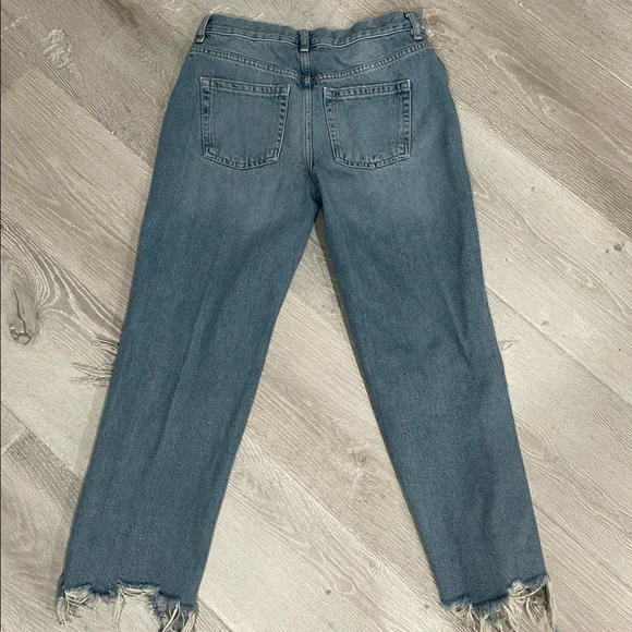 Free People x We The Free Maggie Straight Jean in Light Stone - Picture 3 of 5